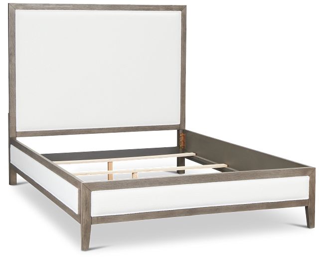 Alden Gray Uph Platform Bed