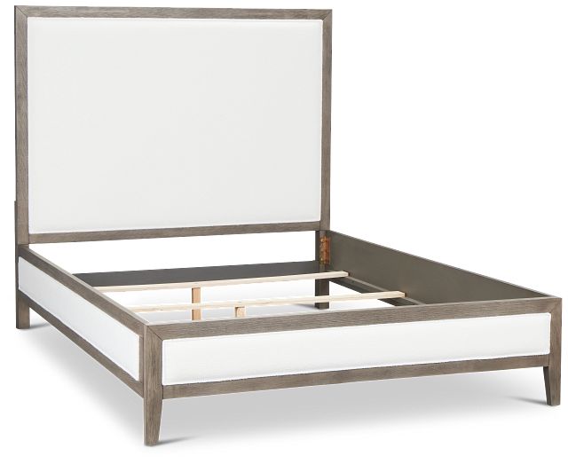 Alden Gray Uph Platform Bed