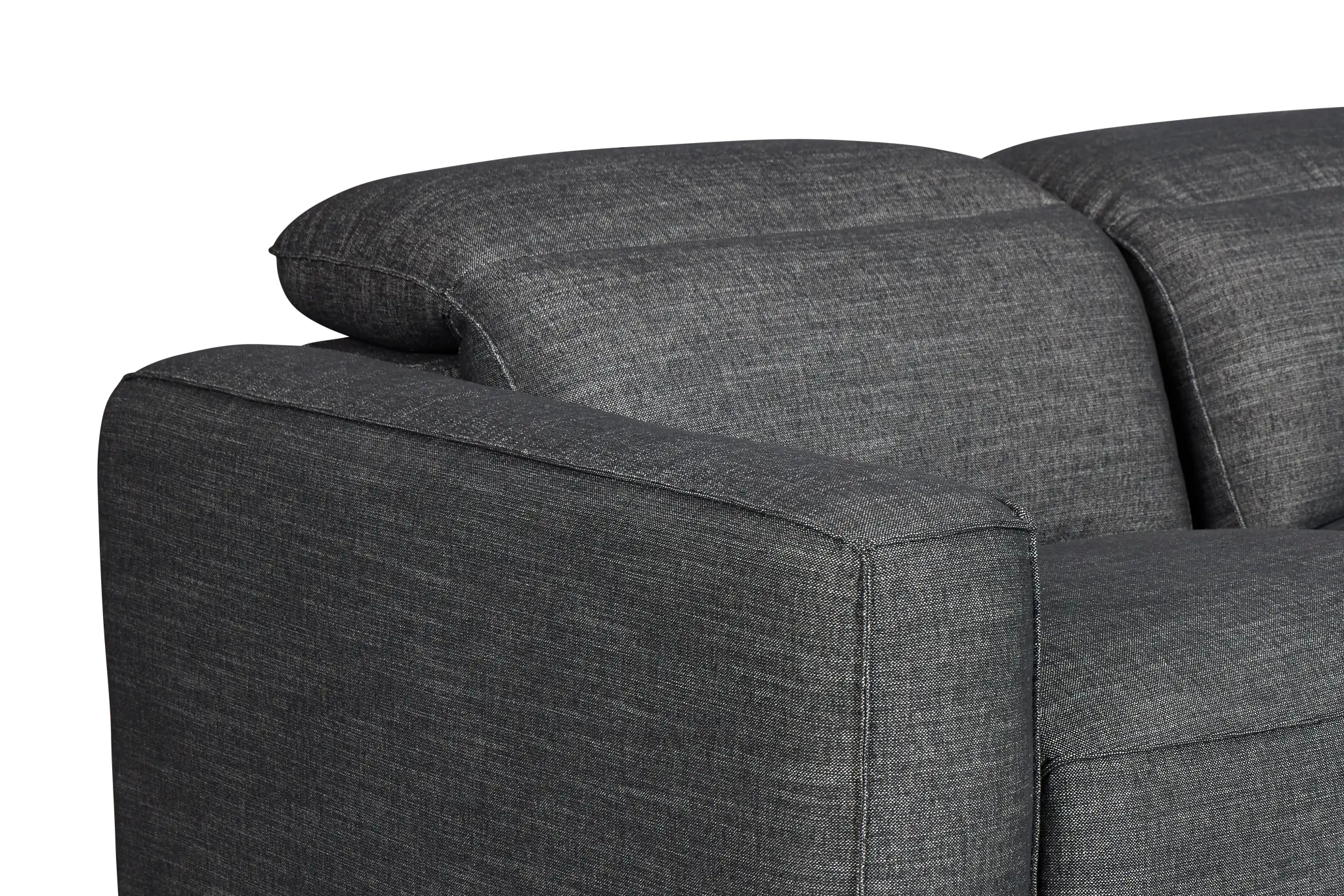Ryland Dark Gray Fabric Small Two-arm Power Reclining Sectional Ryland Dark Gray Fabric Small Two-arm Power Reclining Sectional