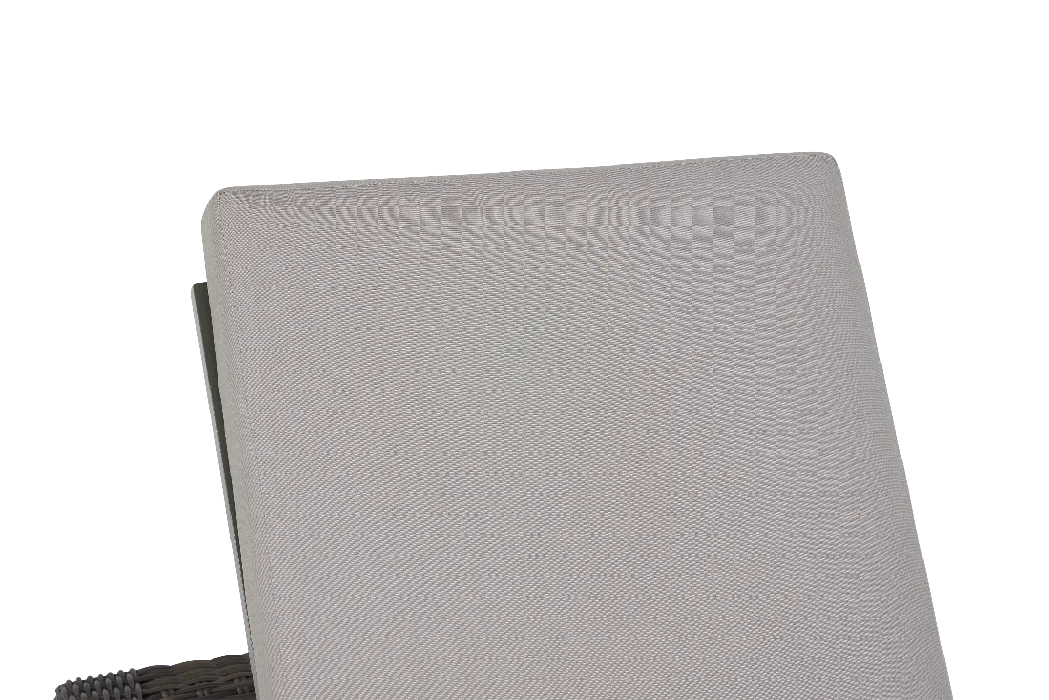 Tulum Gray Woven Cushioned Chaise Tulum Gray Woven Cushioned Chaise