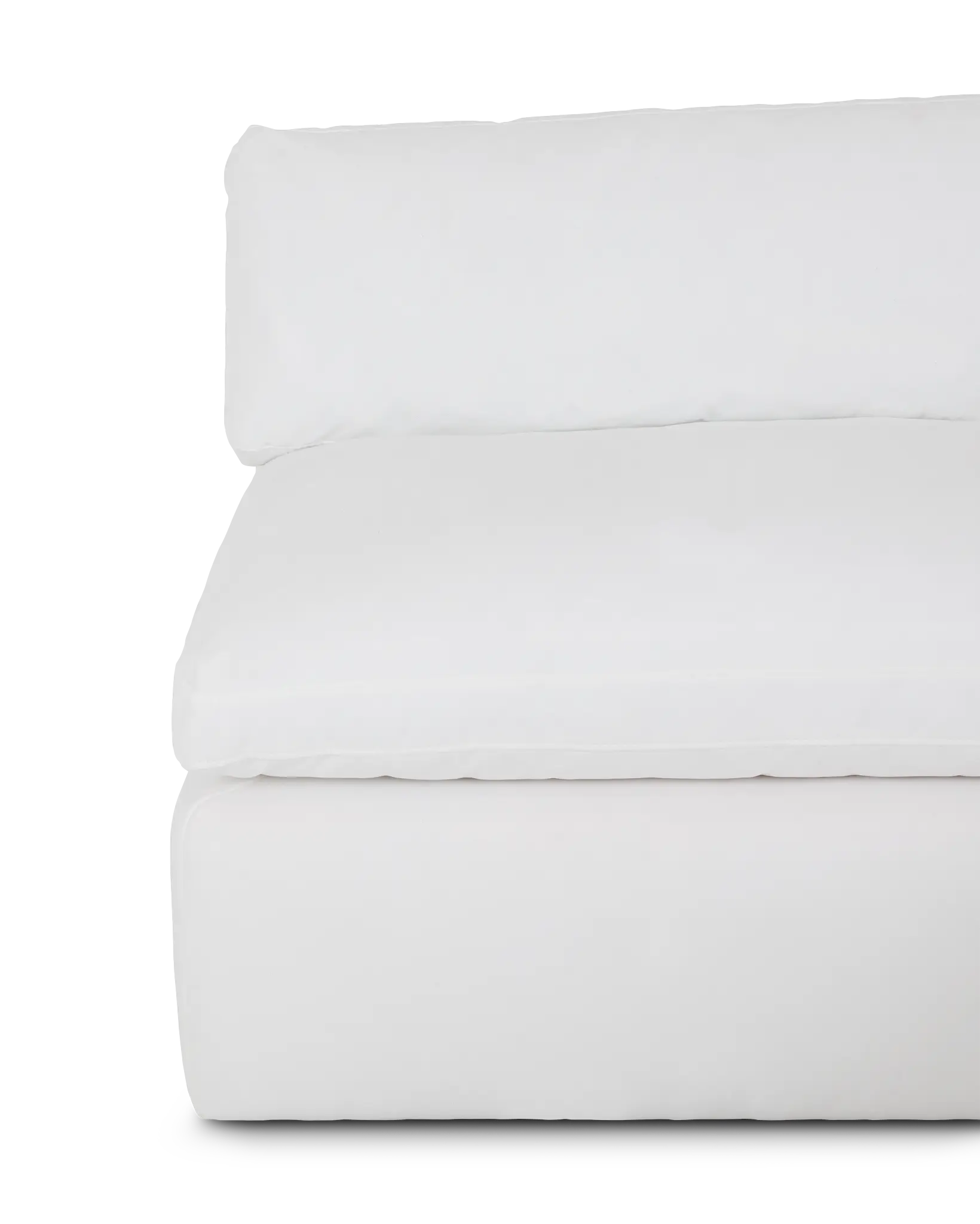 Grant White Fabric 4-piece Modular Sectional Grant White Fabric 4-piece Modular Sectional