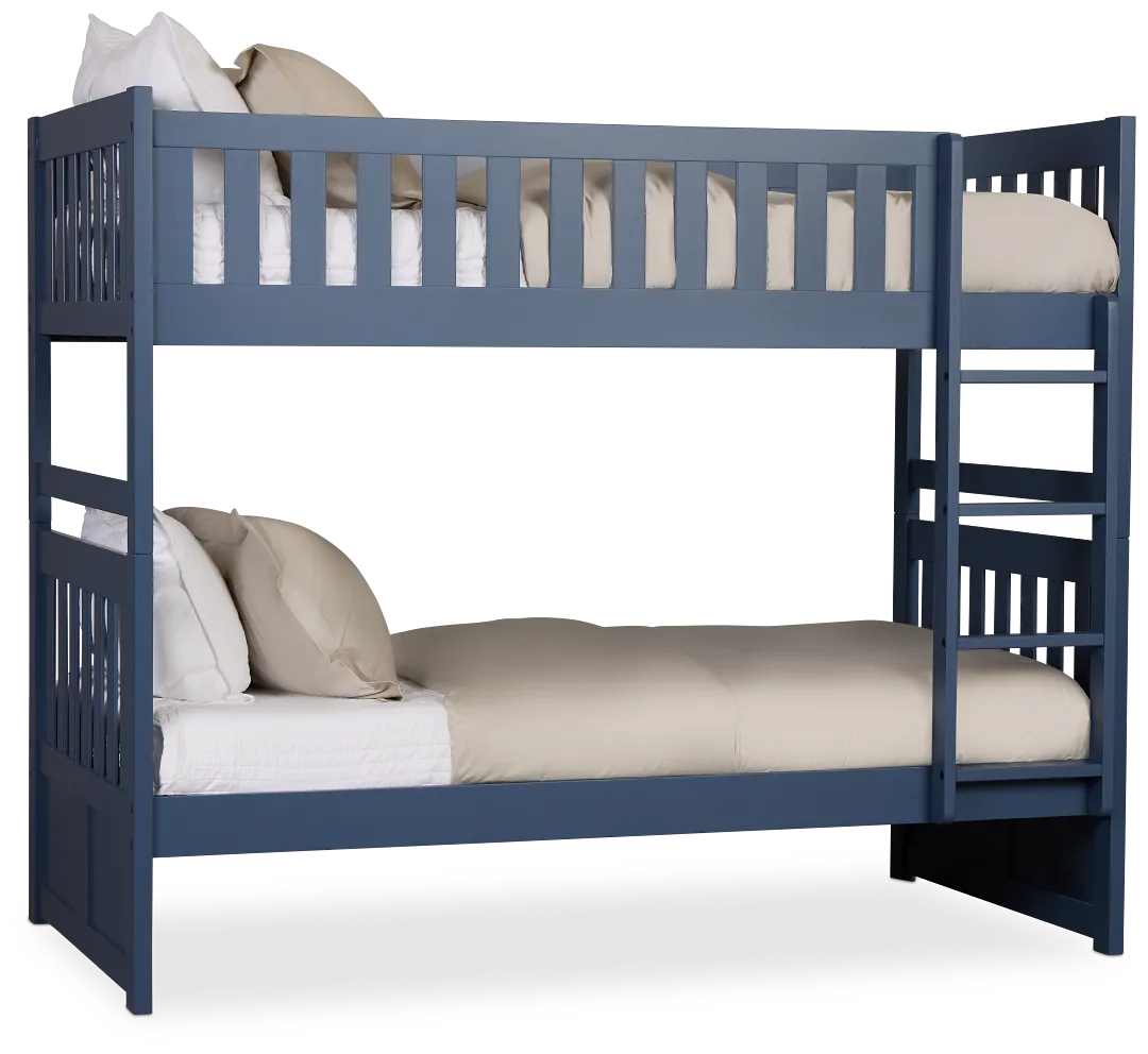 Charleston Dark Blue Bunk Bed