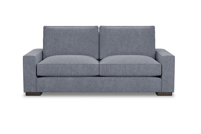 Edgewater Elevation Gray 84" Sofa W/ 2 Cushions