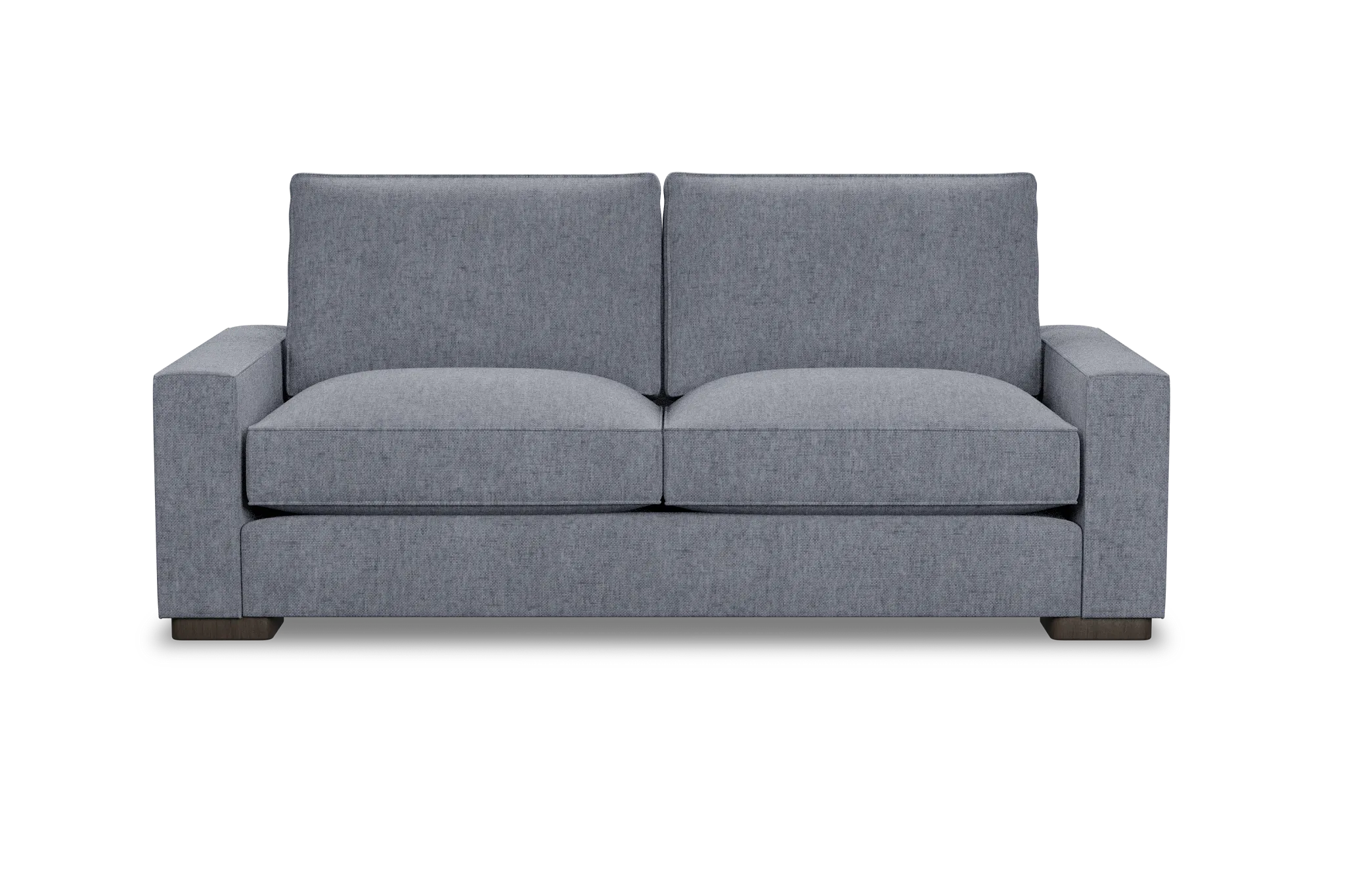 Edgewater Elevation Gray 84" Sofa W/ 2 Cushions