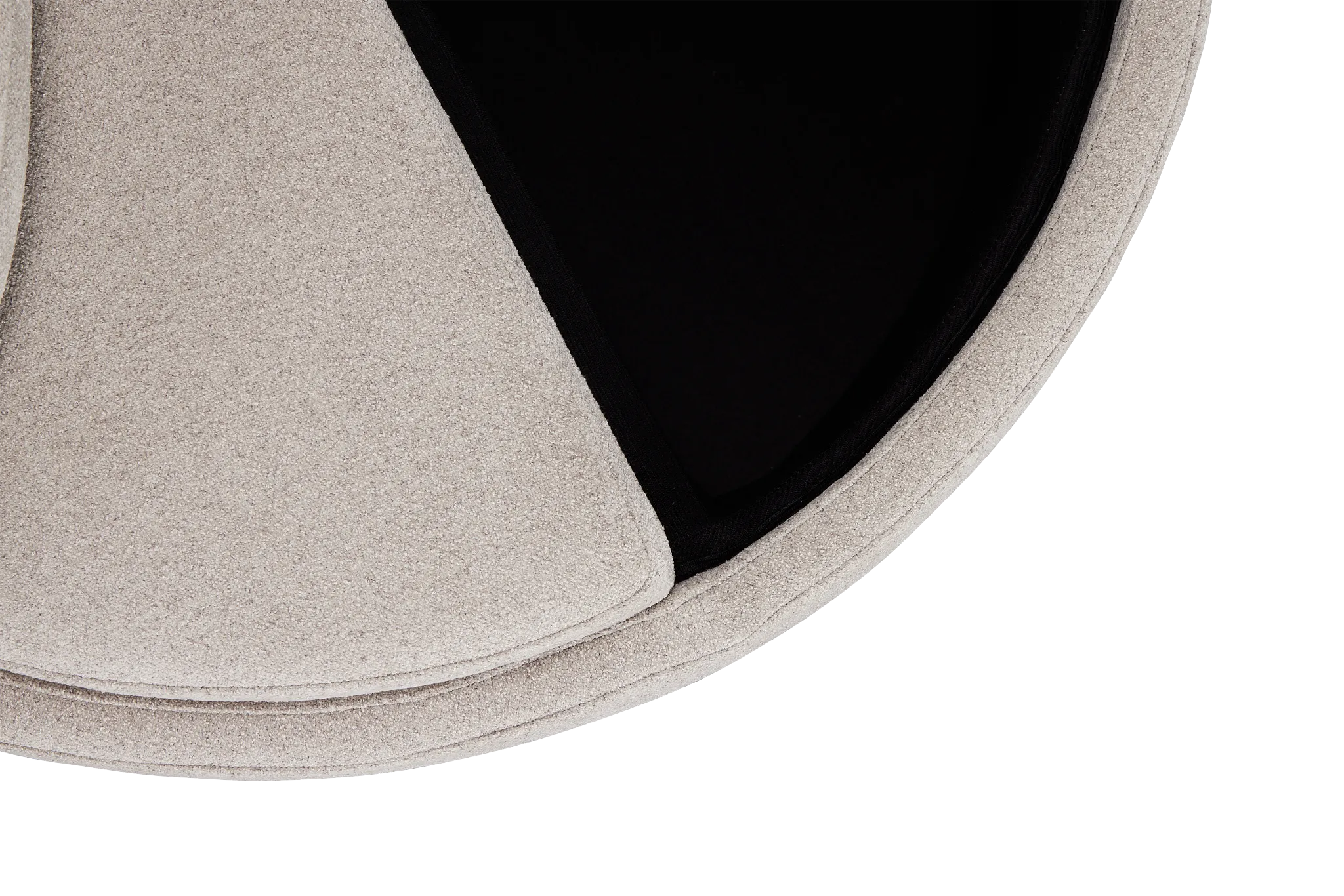 Kristen Light Gray Large Storage Accent Ottoman