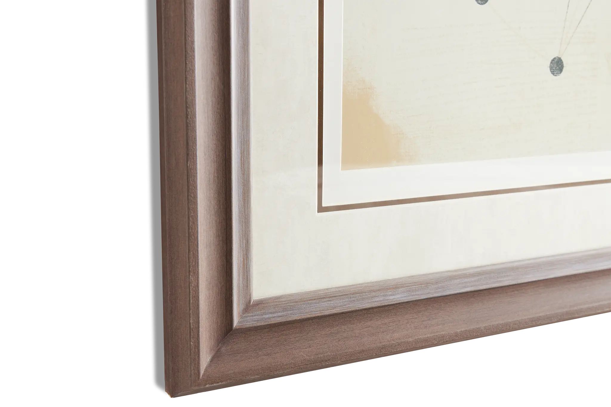 Sphere Beige Framed Wall Art Sphere Beige Framed Wall Art