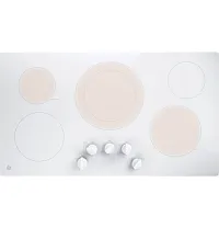 Ge 3036 Series White 36" Electric Cook Top