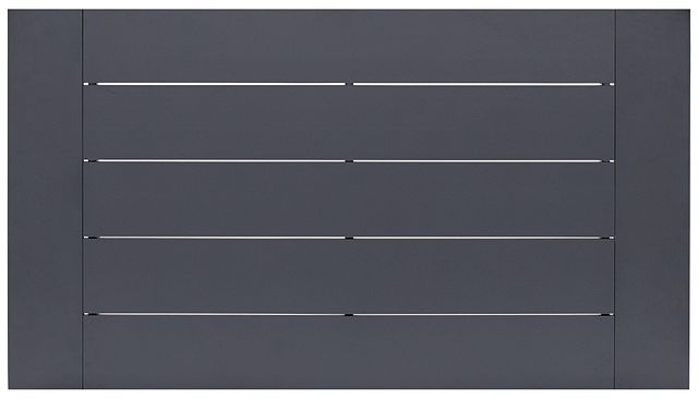 Linear Dark Gray 70" Rectangular Table