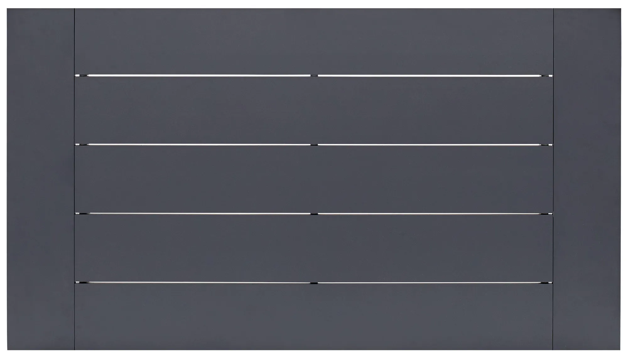 Linear Dark Gray 70" Rectangular Table
