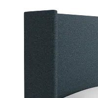 Captiva Elevation Dark Blue 60" Upholstered Shelter Bed