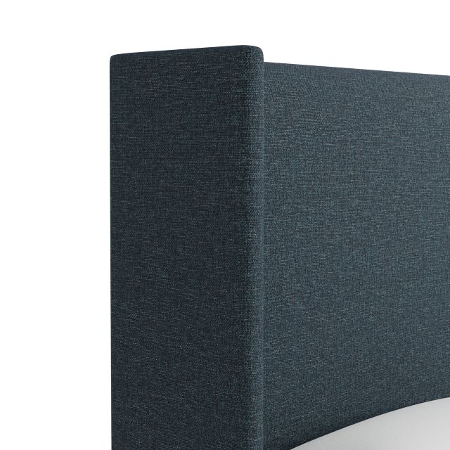 Captiva Elavation Dark Blue 60" Upholstered Shelter Bed