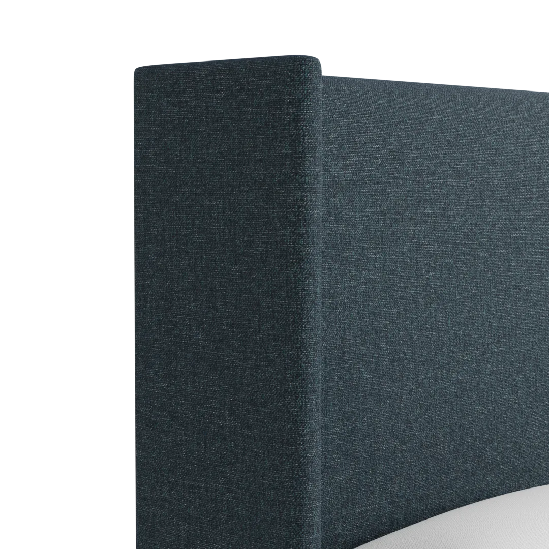 Captiva Elavation Dark Blue 60" Upholstered Shelter Bed