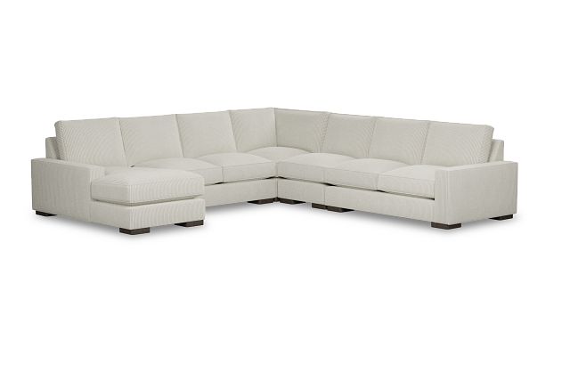 Edgewater Lucy Light Beige Large Left Chaise Sectional