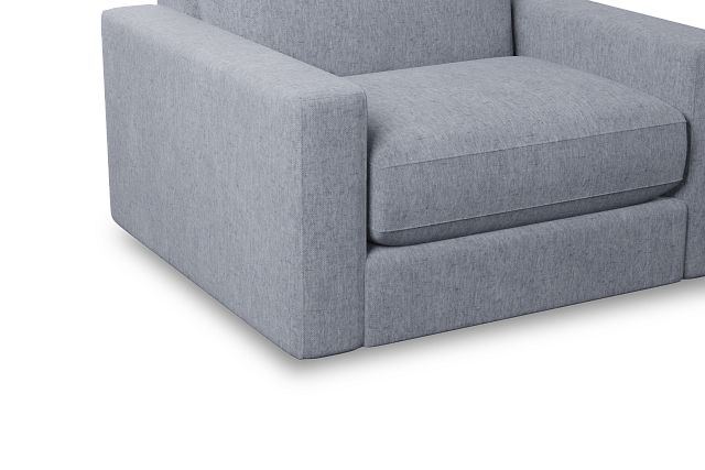 Edgewater Elevation Gray Swivel Chair