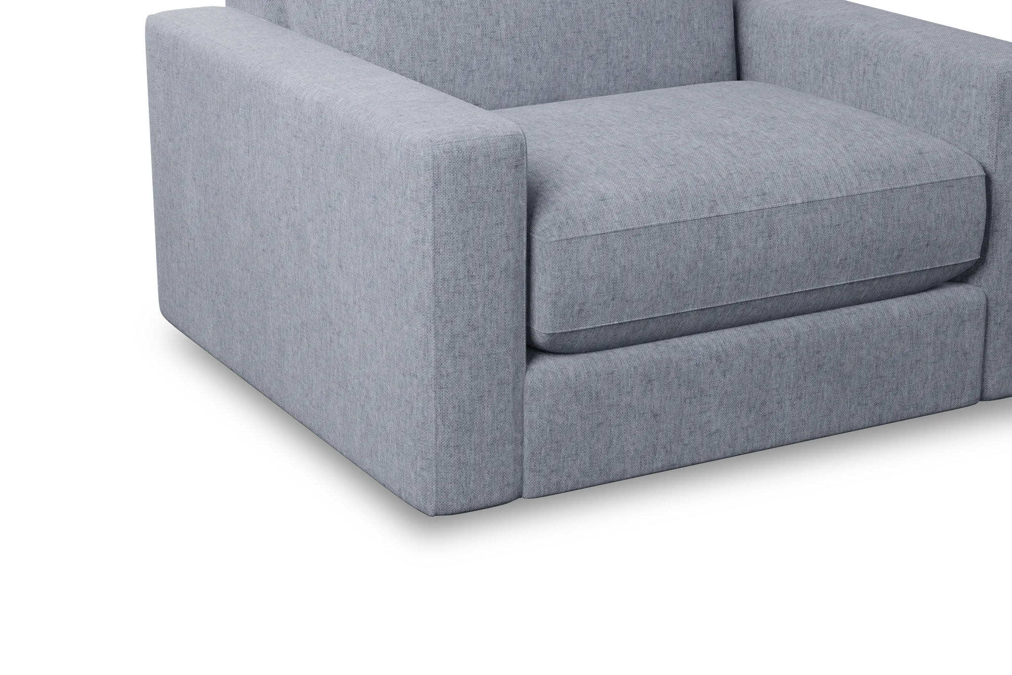 Edgewater Elevation Gray Swivel Chair