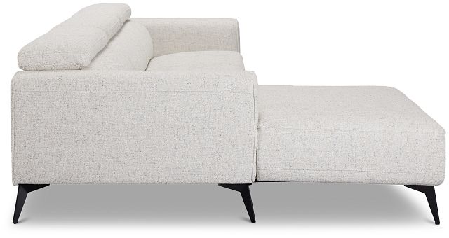 Alina Beige Fabric Left Chaise Sectional