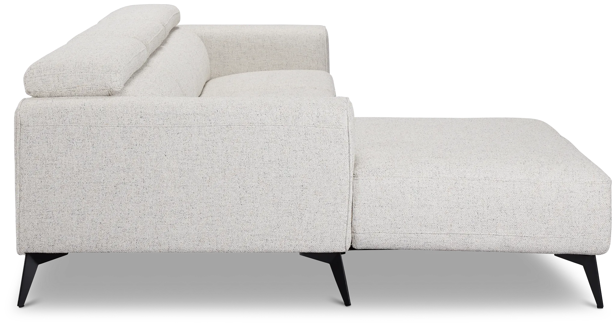 Alina Beige Fabric Left Chaise Sectional