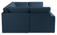 Citymod Blue Fabric 6-piece Pit Sectional