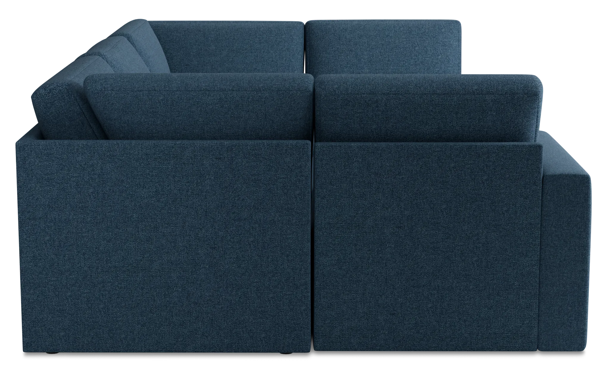 Citymod Blue Fabric 6-piece Pit Sectional