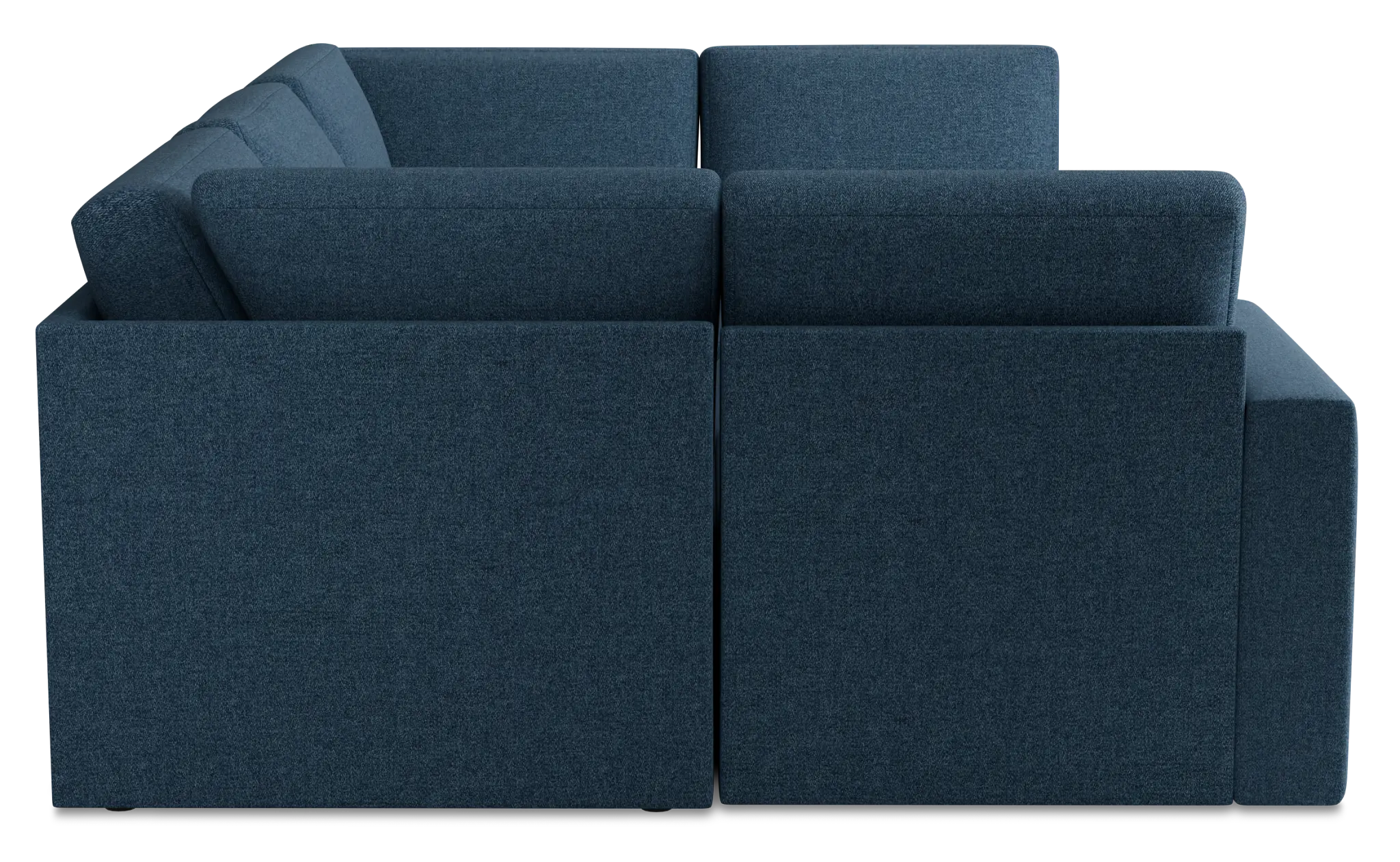 Citymod Blue Fabric 6-piece Pit Sectional Citymod Blue Fabric 6-piece Pit Sectional