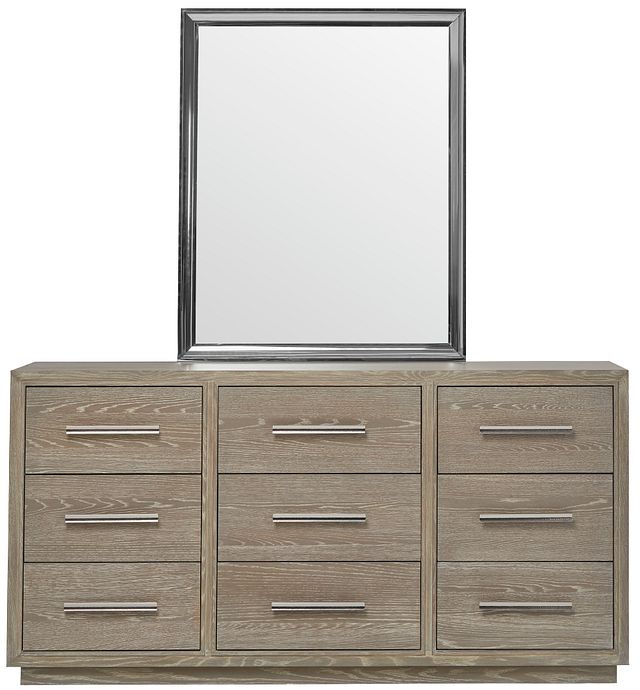 Zephyr Light Tone Dresser Mirror Bedroom Dressers Mirrors City Furniture Zephyr Light Tone Dresser Mirror, Dressers With Mirror For Bedroom
