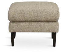 Easton Brown Fabric Ottoman