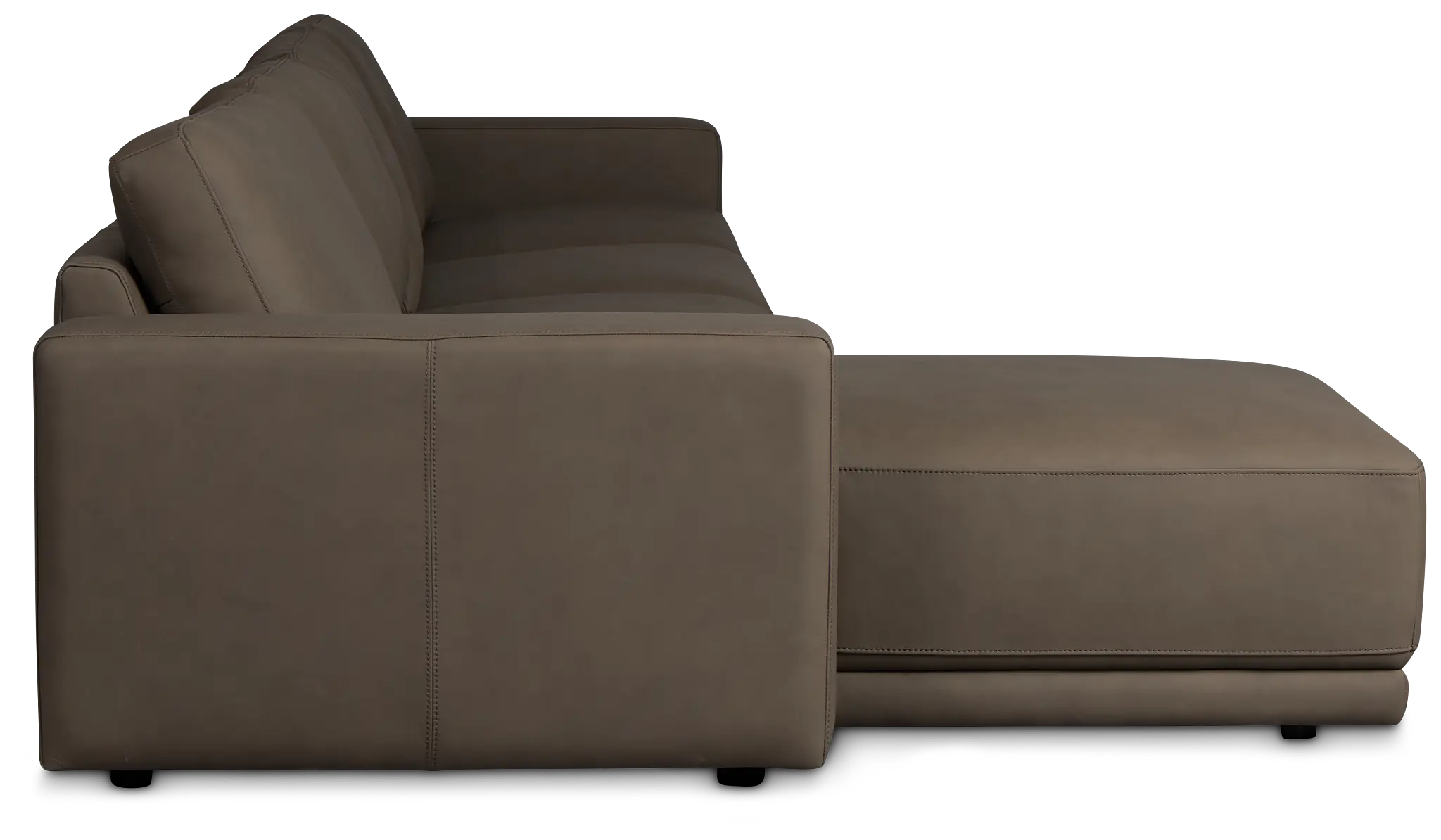 Kellan Dark Gray Leather Small Left Chaise Sectional Kellan Dark Gray Leather Small Left Chaise Sectional