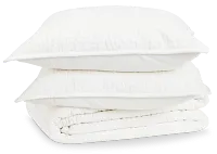 Barin White Coverlet Set