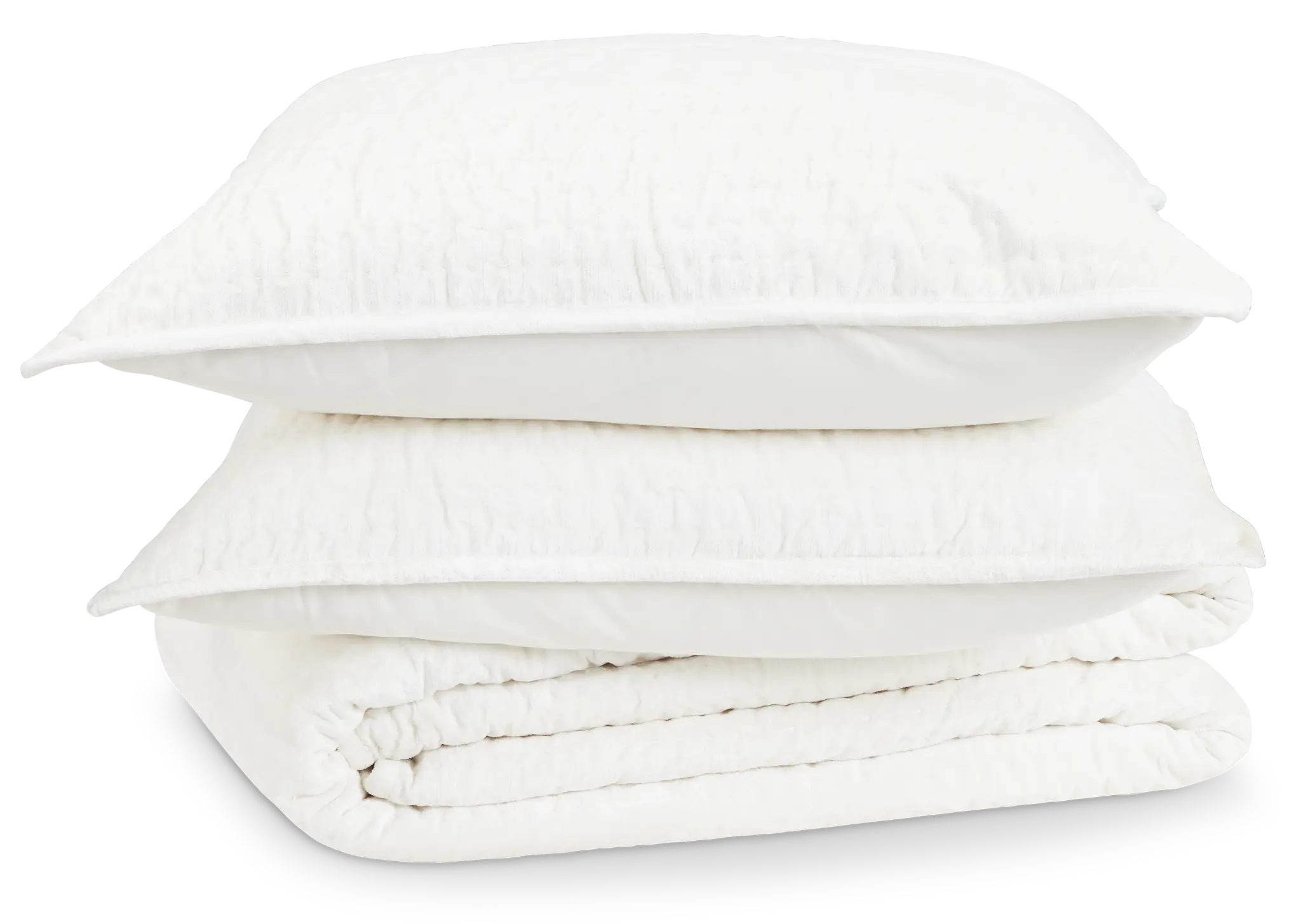 Barin White Coverlet Set Barin White Coverlet Set
