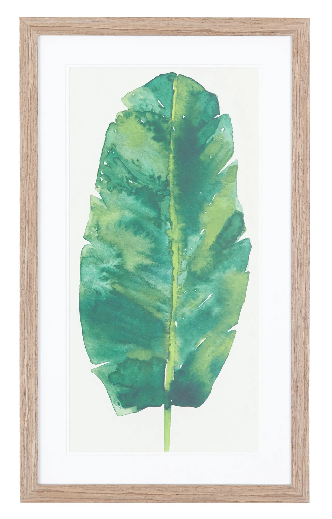Leaf Green Framed Wall Art