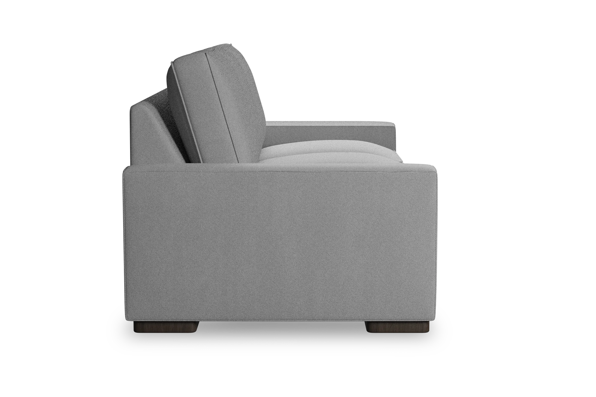 Edgewater Delray Light Gray 84" Sofa W/ 3 Cushions