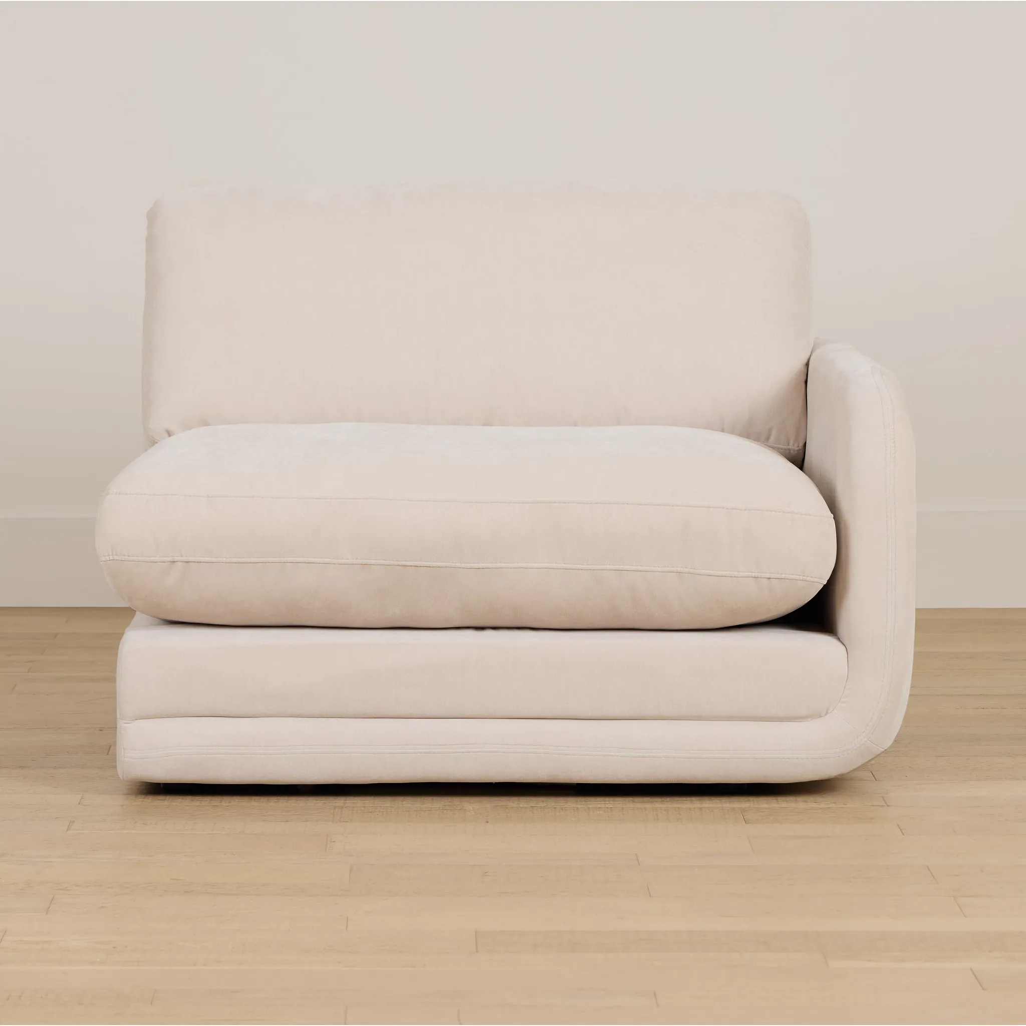 Jules Ivory Velvet Right Chair