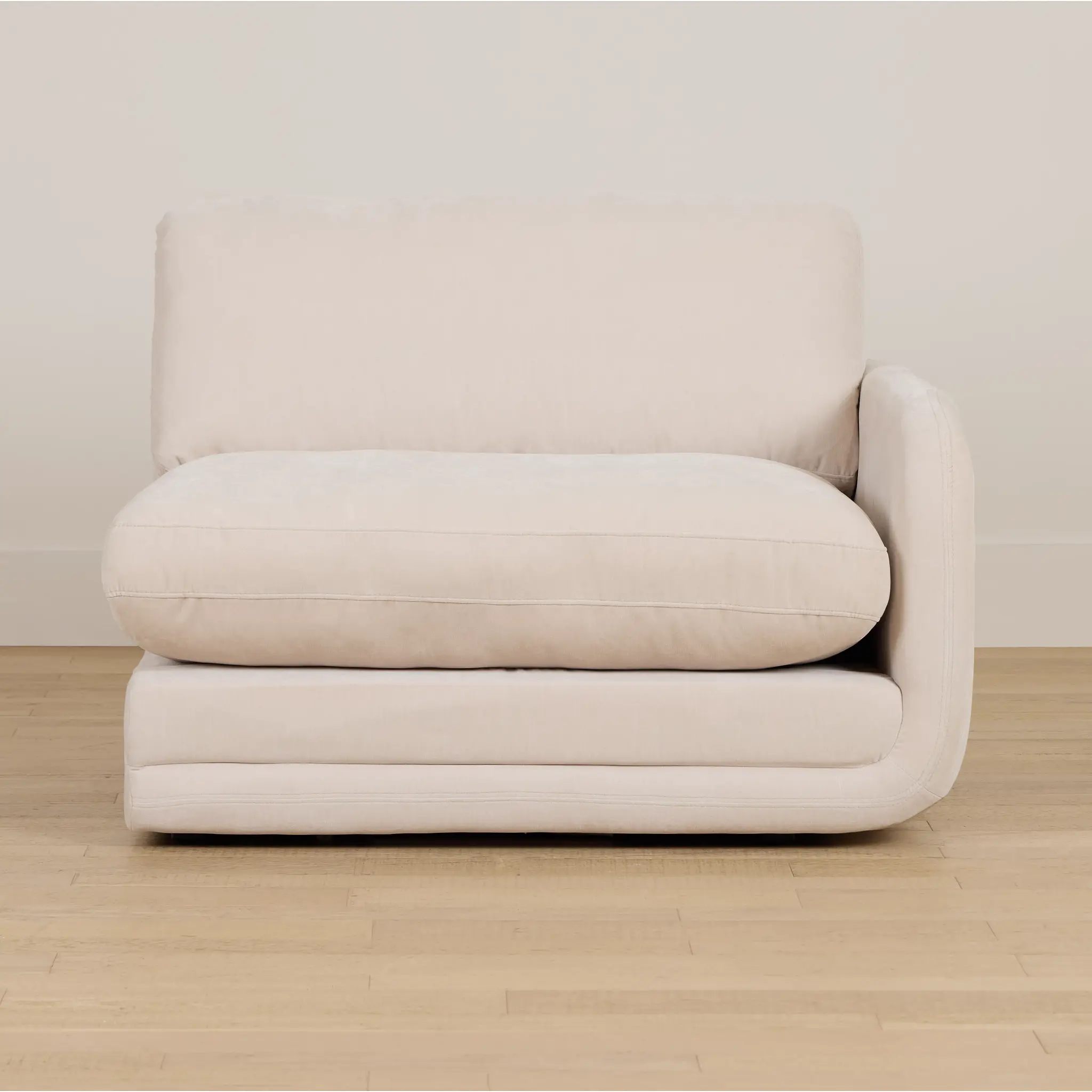 Jules Ivory Velvet Right Chair Jules Ivory Velvet Right Chair