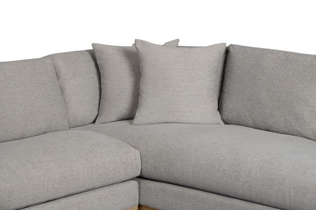 Emma Gray Fabric Small Two-arm Sectional