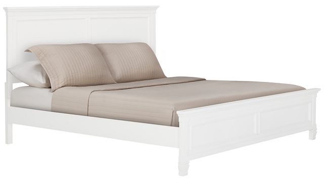 Tamara White Panel Bed