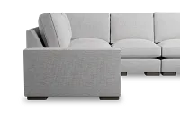 Edgewater Maguire Gray Medium Two-arm Sectional