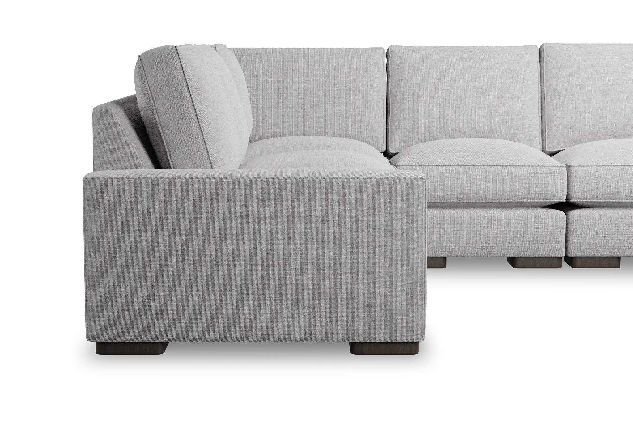Edgewater Maguire Gray Medium Two-arm Sectional Edgewater Maguire Gray Medium Two-arm Sectional