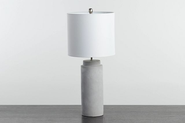 Aya Silver Table Lamp