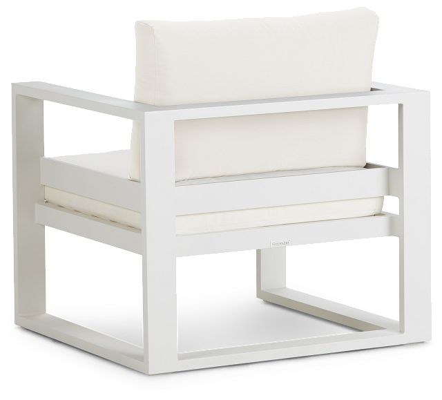 Lisbon White Aluminum Chair