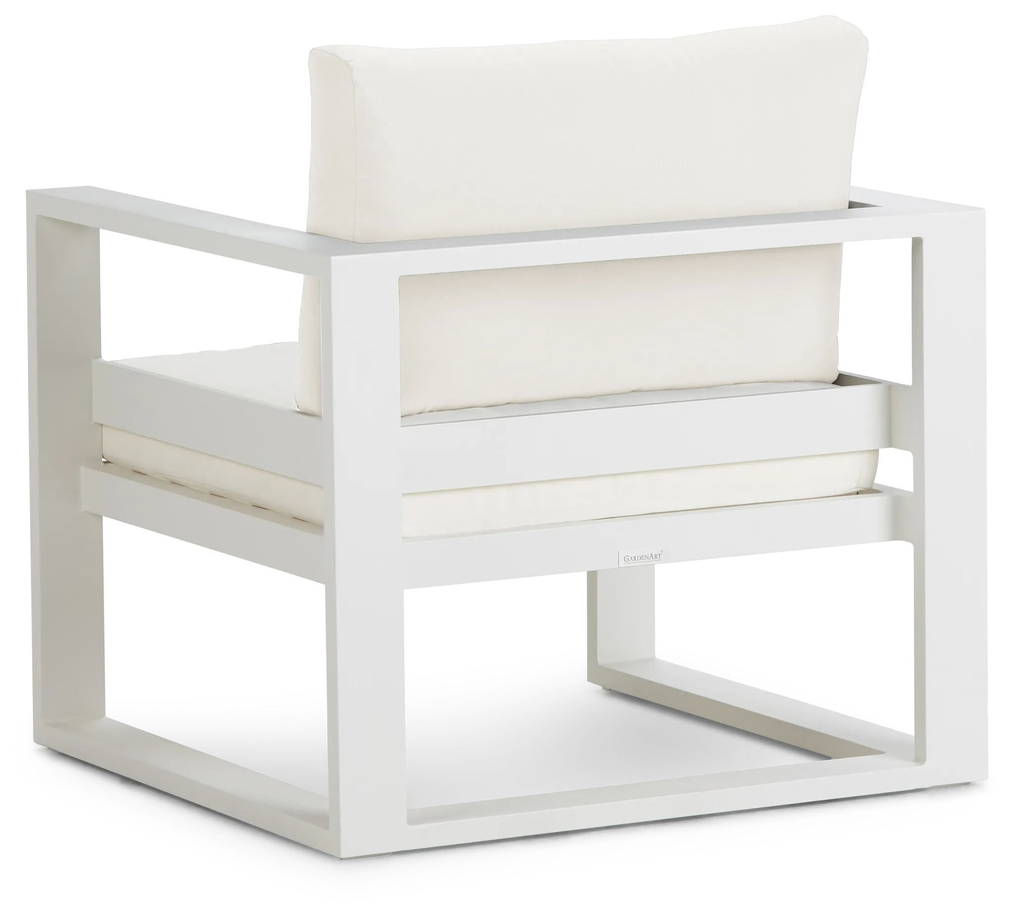 Lisbon White Aluminum Chair