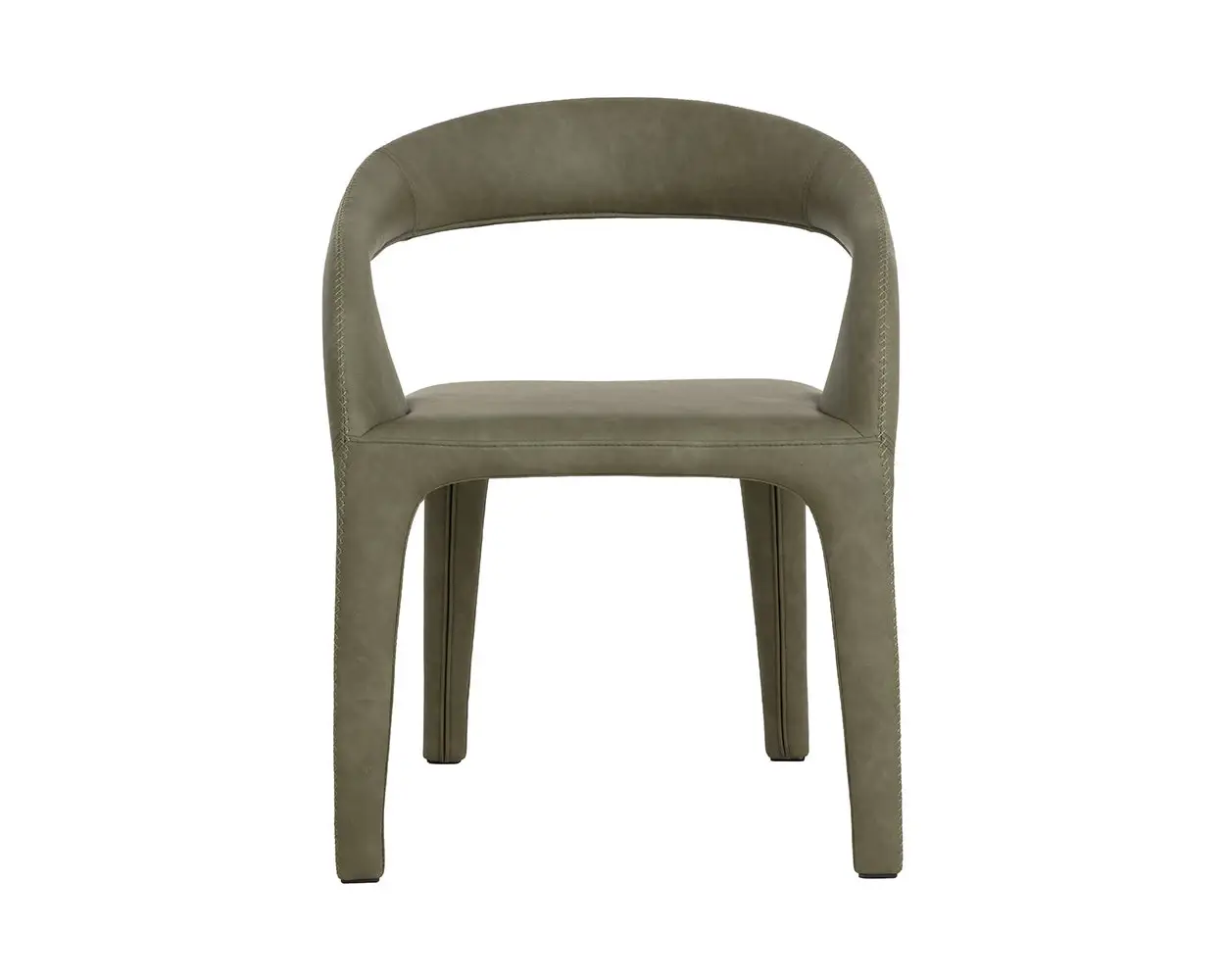 Celly Dark Green Curved Upholstered Arm Chair Celly Dark Green Curved Upholstered Arm Chair