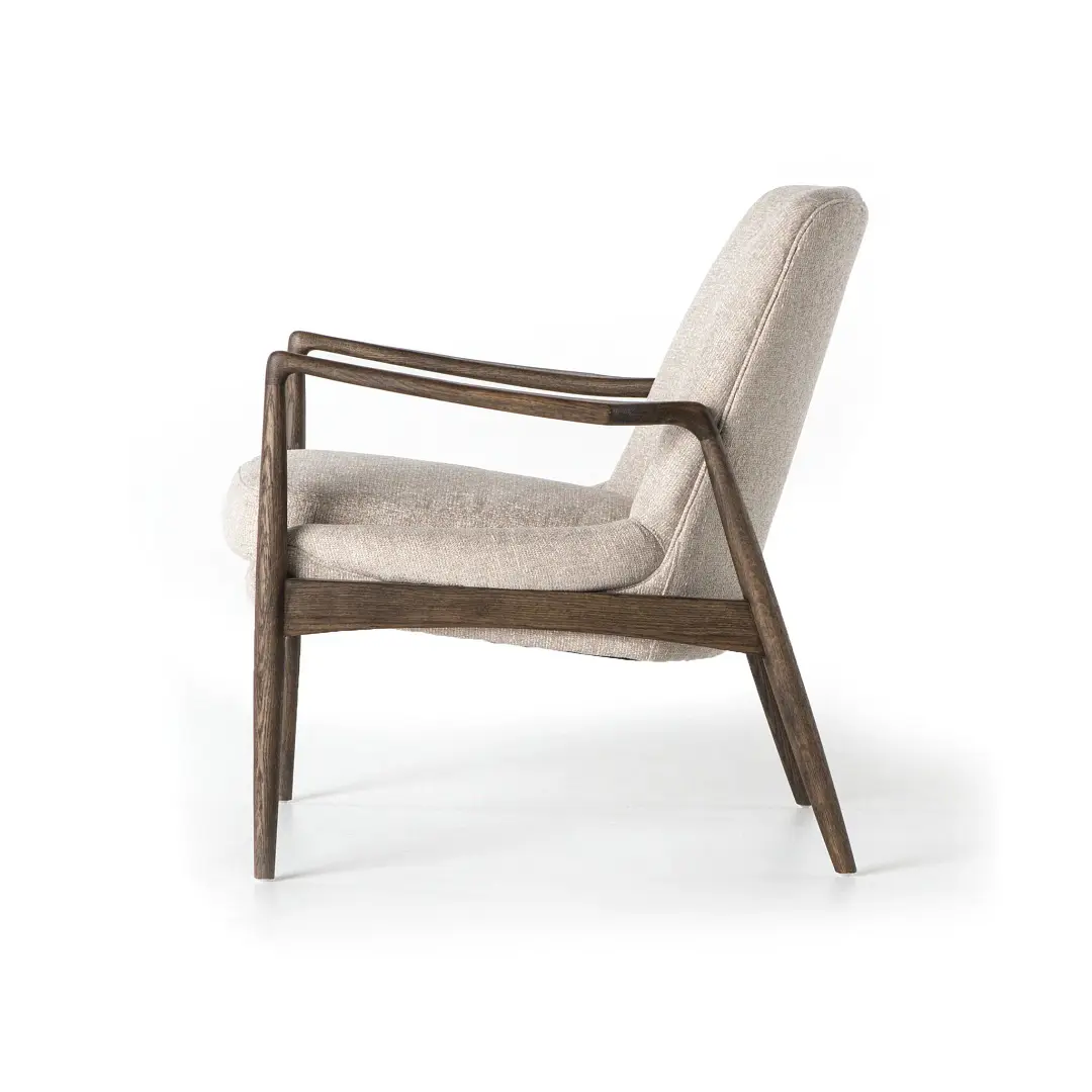 Four Hands Abella Light Beige Fabric Accent Chair Four Hands Abella Light Beige Fabric Accent Chair