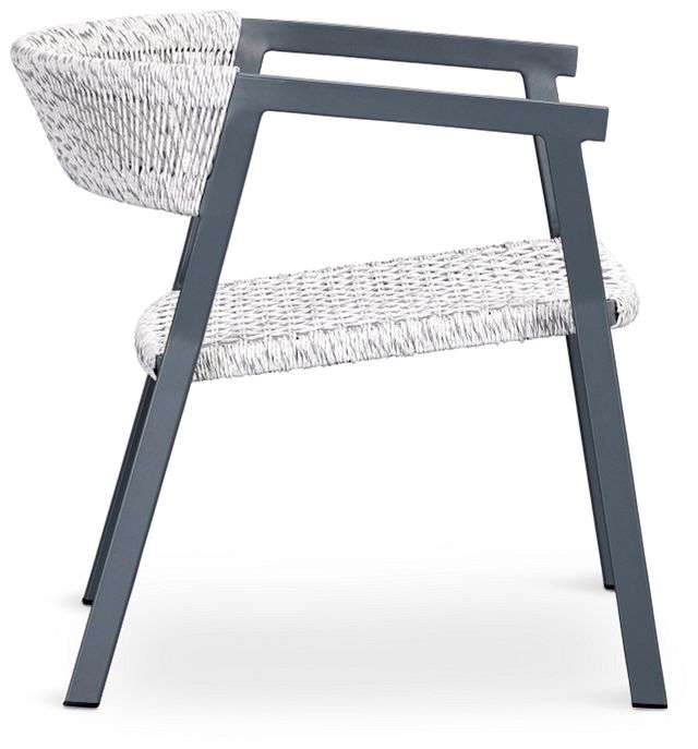 Valencia Gray Woven Arm Chair