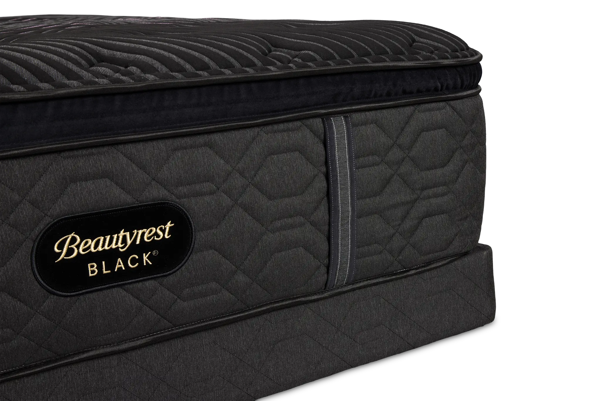 Beautyrest Black Series Two Plush Pillow Top Low-profile Mattress Set Beautyrest Black Series Two Plush Pillow Top Low-profile Mattress Set