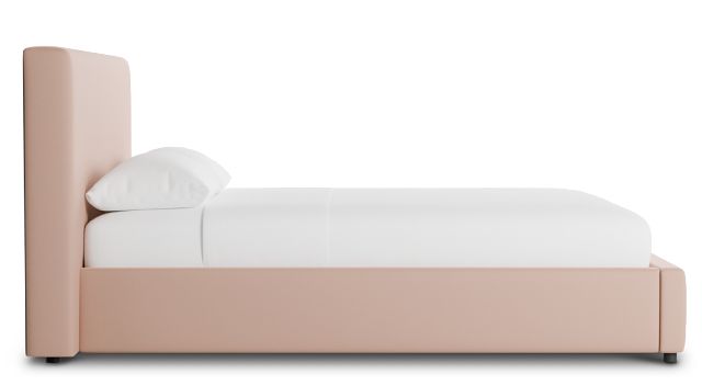 Grayton Joya Light Pink 44" Upholstered Platform Bed