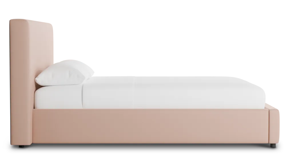 Grayton Joya Light Pink 44" Upholstered Platform Bed