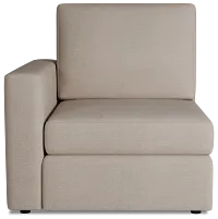 Citymod Beige Fabric Left Chair