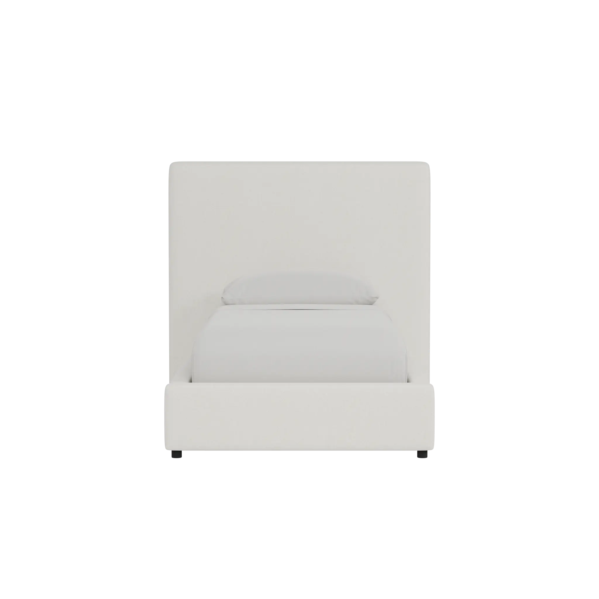 Grayton Elite Ivory 54" Upholstered Platform Bed Grayton Elite Ivory 54" Upholstered Platform Bed