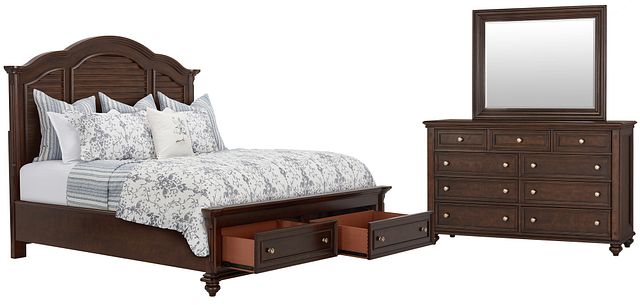 Savannah Dark Tone Mansion Storage Bedroom