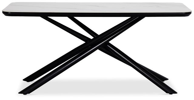 Palos White Rectangular Table